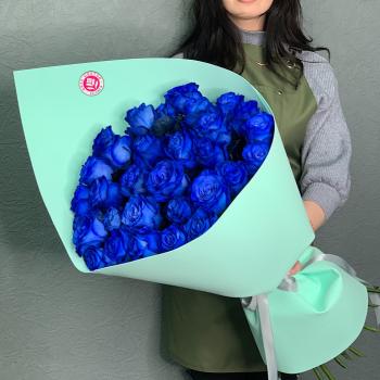 Композиция из синих роз (Эквадор)